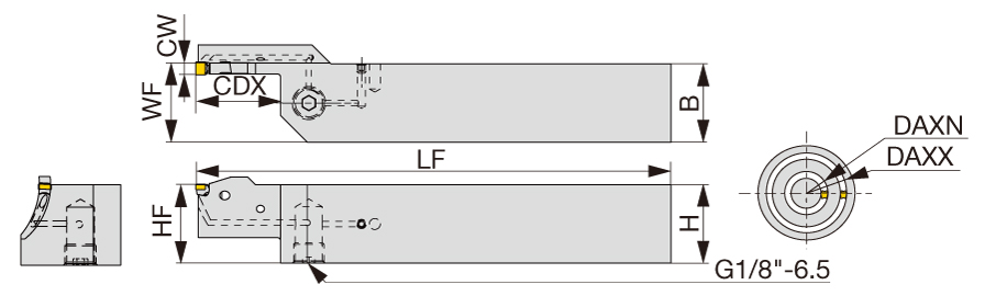 Tungaloy Japan | 旋削 > 溝入れ・突切り > 端面溝入れ加工用工具