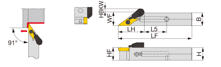 Tungaloy Japan | 旋削 > 外径 > 外径加工用工具 > PVACR/L-CHP-MC