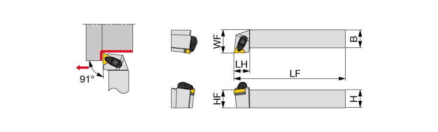 タンガロイ ターニング・A 外径加工用バイト ATGNR/L ATGNL2020K16-A-