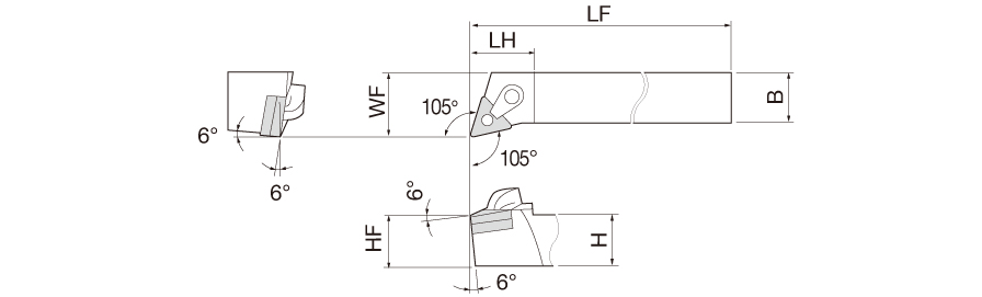 Tungaloy Japan | 旋削 > 外径 > 外径加工用工具 > MTQNR/L | TUN6805469